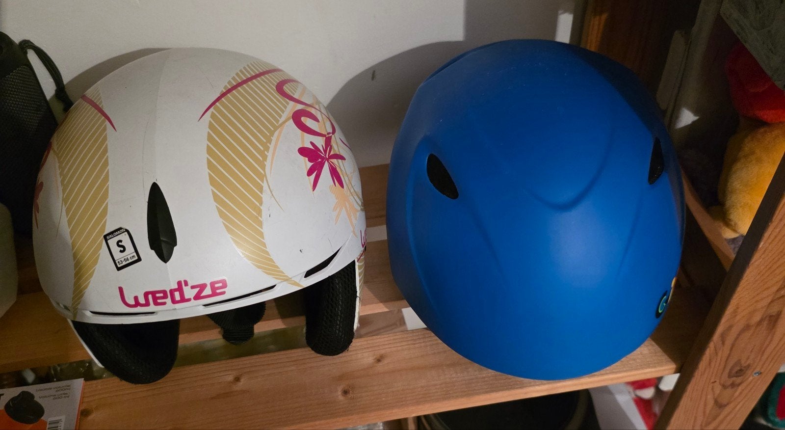 gratis skihelm, Ophalen