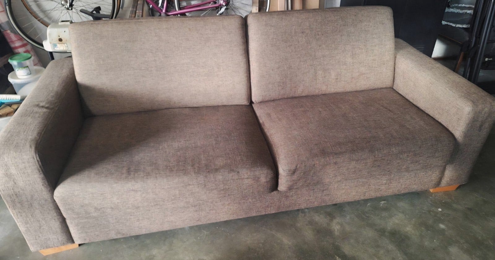 GRATIS 2-zitsbank GOOSSENS, Ophalen, 150 tot 200 cm, Tweepersoons, 75 tot 100 cm