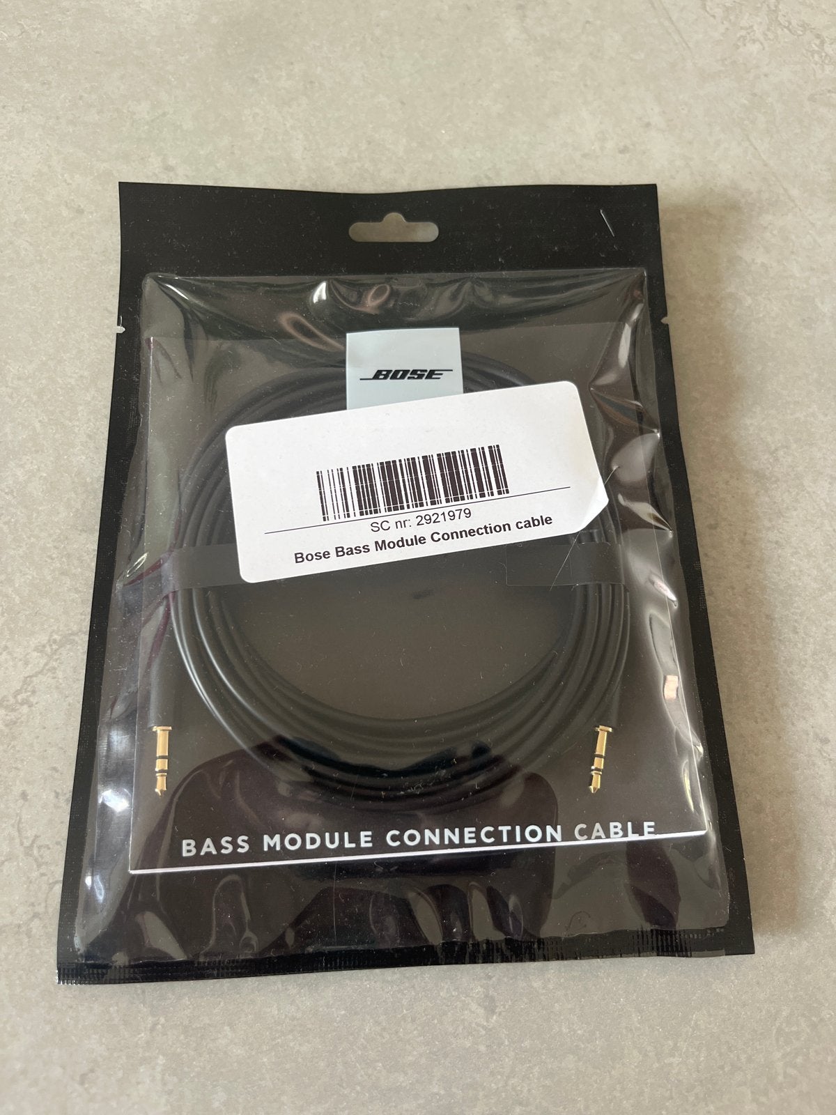 Bose Bass Module Connection Cable - Nieuw in Verpakking, Ophalen of Verzenden, Nieuw, 2 tot 5 meter, Overige kabels