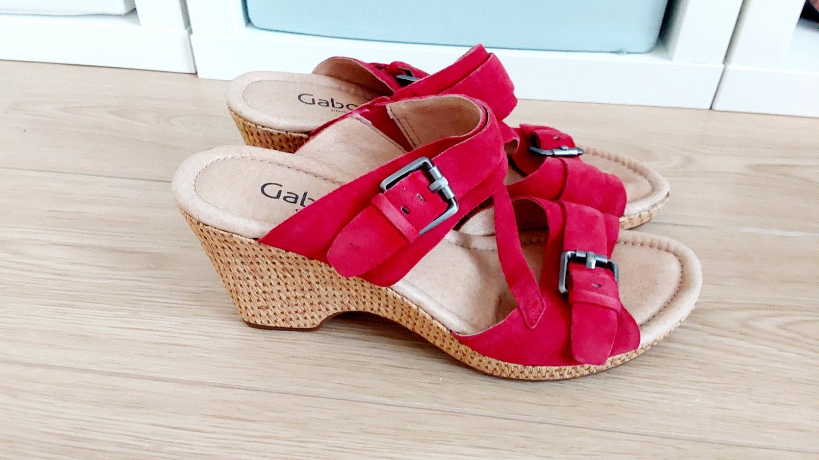 Leuke Gabor sandalen maat 40, ., Gabor, Gedragen, Rood
