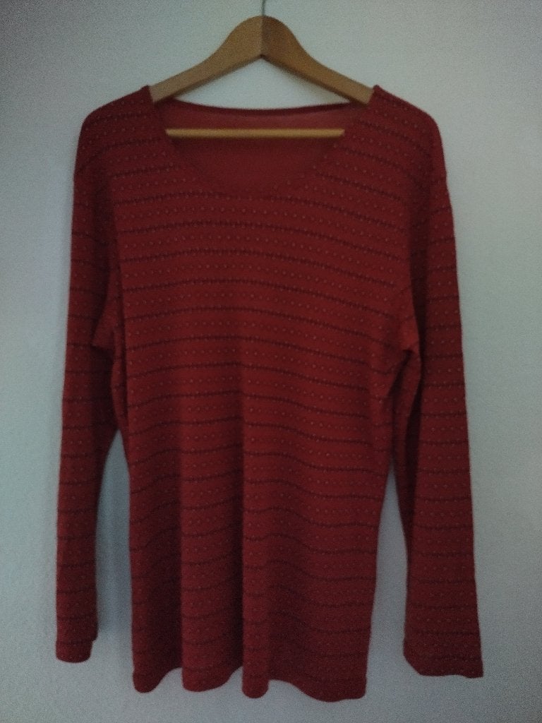 Joha, longsleeve, topje met lange mouwen, 100 % wol, xl, Kleding | Dames, Maat 46/48 (XL) of groter, Oranje, Ophalen of Verzenden