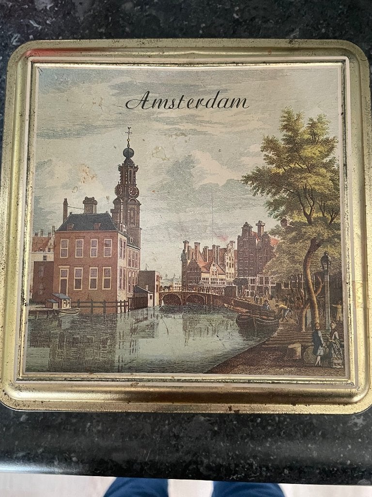 koekblik Amsterdam, Verzamelen, Blikken, Ophalen of Verzenden, Gebruikt, Koek(jes), Verkade
