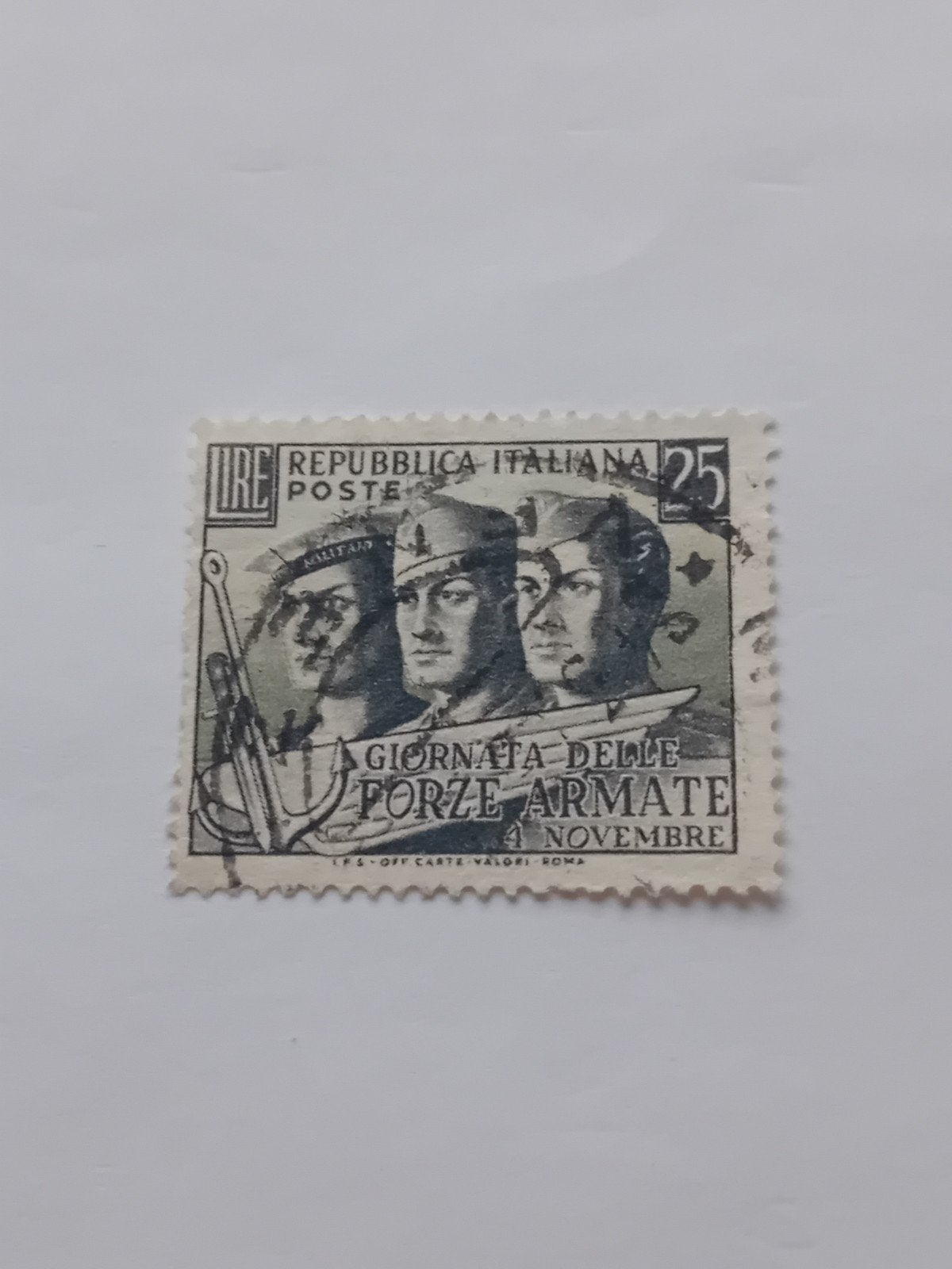 Italia 1950 Giornata delle Forze Armate postzegel, Ophalen of Verzenden