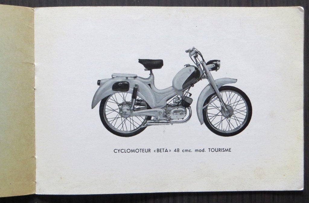 Moto Beta 48 cc (Bianchi) instructieboekje - jaren '60, Verzenden, Gebruikt