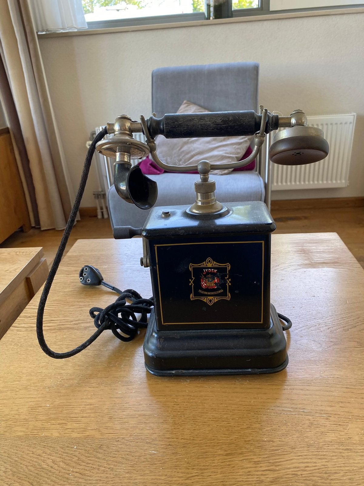 antieke telefoon van Jydsk Telefoon Aktieselskab, zeldzaam, Ophalen