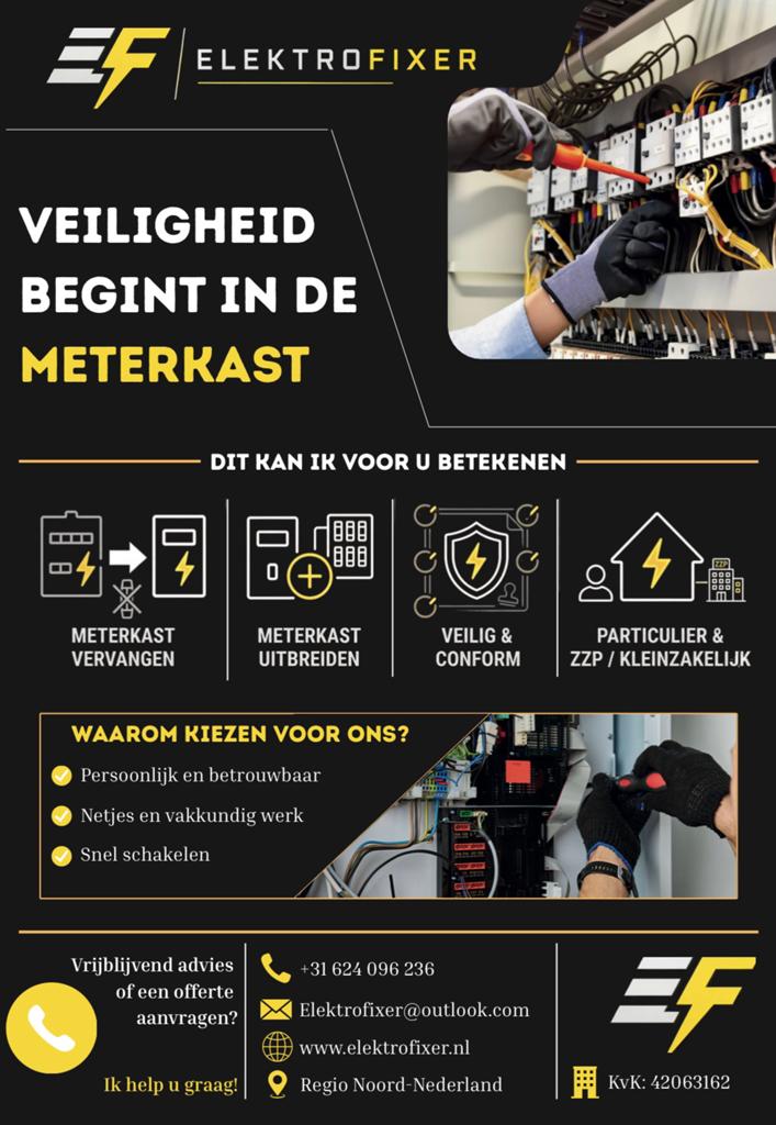 Elektrofixer- groepenkasten, 24-uursservice