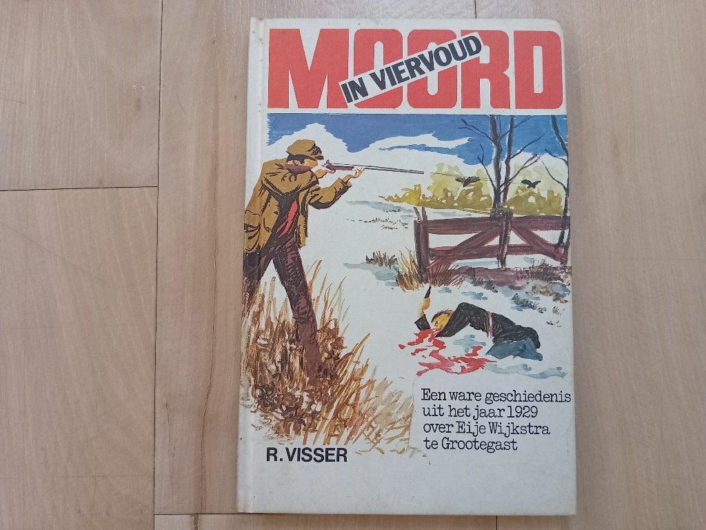 Moord in Viervoud - R. Visser., Boeken, R. Visser, Ophalen of Verzenden, 20e eeuw of later, Gelezen