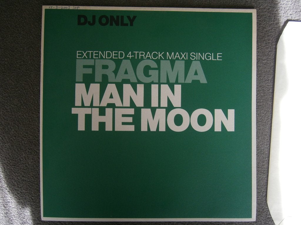 Fragma – Man In The Moon. 2003. Club Hard Trance Hardstyle, Ophalen, Gebruikt, Trance, Originele persing