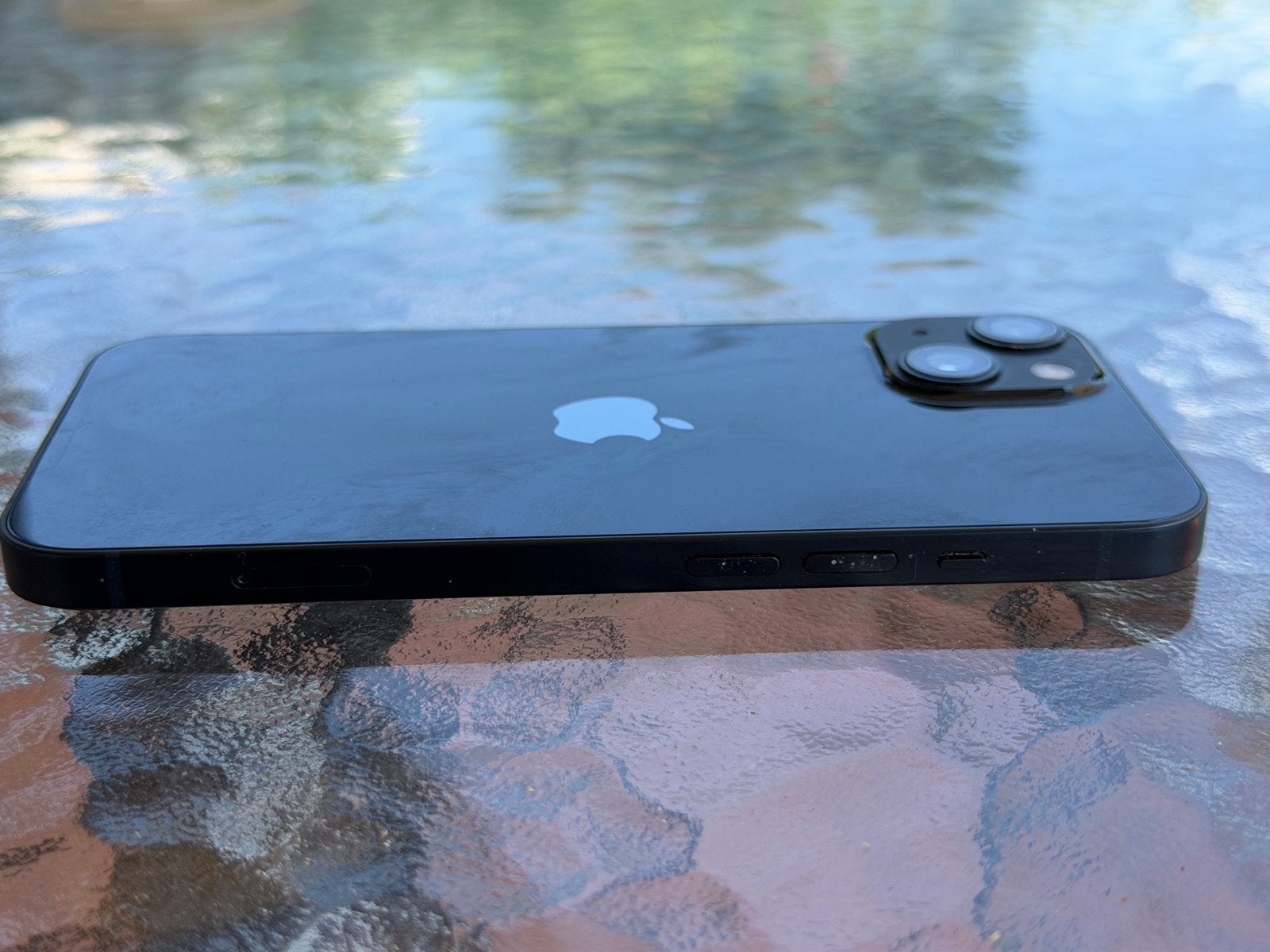 iPhone 13 128GB - Goede staat, screenprotector beschadigd, Telecommunicatie, Mobiele telefoons | Apple iPhone, Zwart, IPhone 13