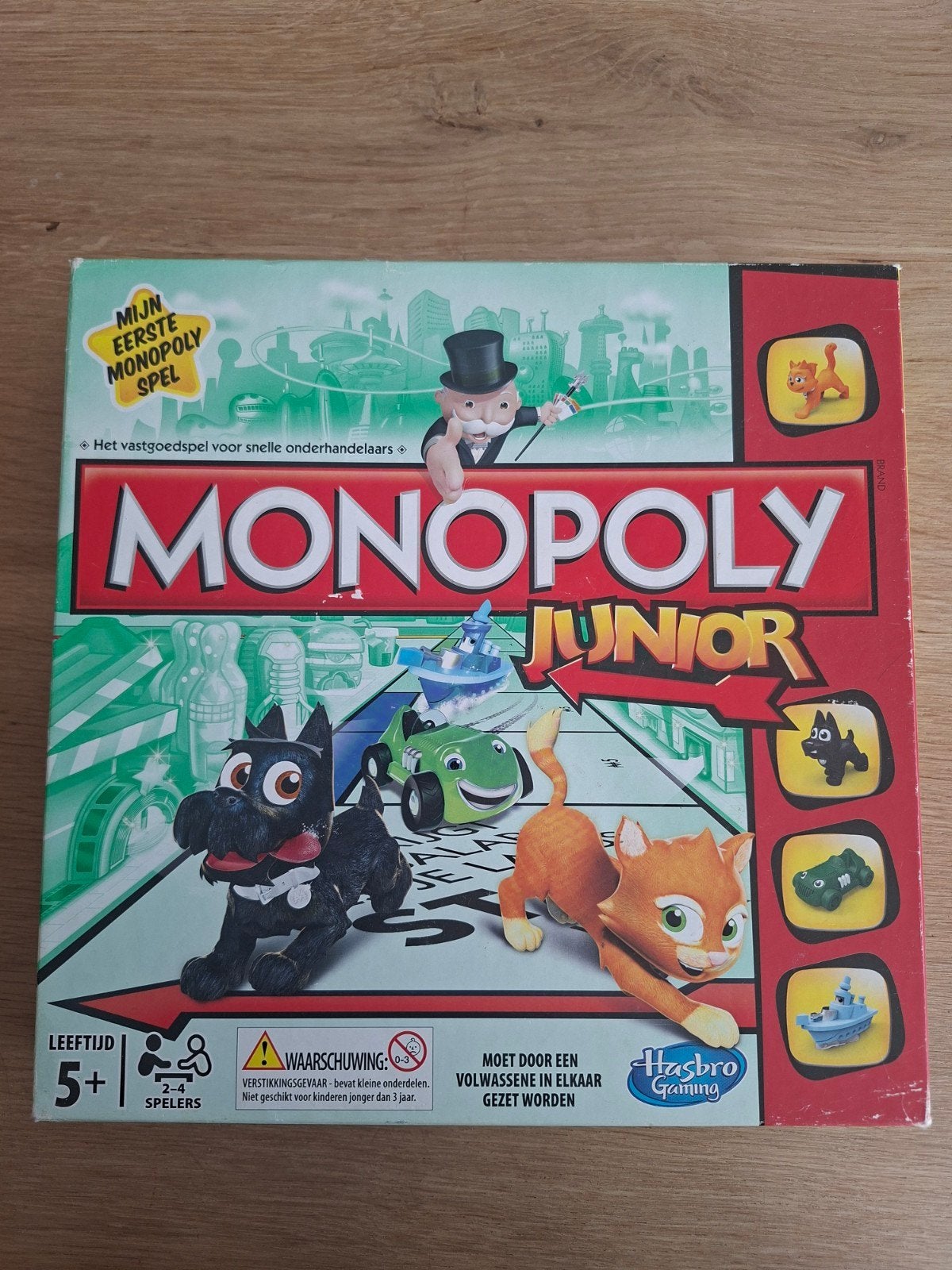Monopoly Junior - Mijn Eerste Monopoly Spel, Hobby en Vrije tijd, Gezelschapsspellen | Bordspellen, Drie of vier spelers, Ophalen of Verzenden