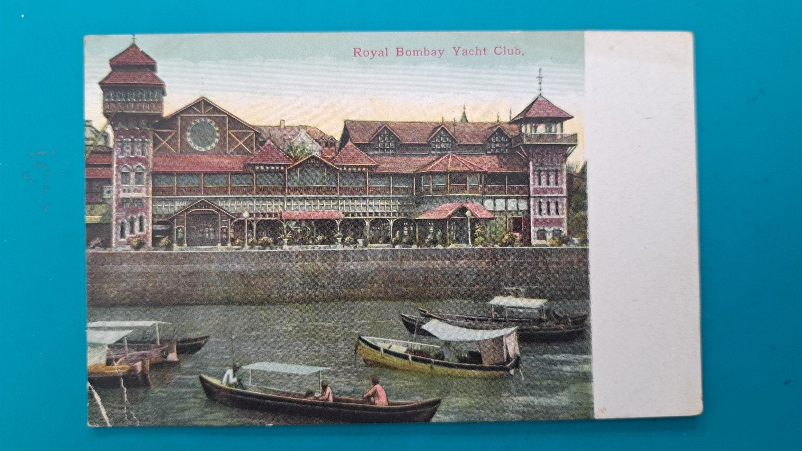 India The royal Bombay Yacht Club, Ophalen of Verzenden, Voor 1920, Ongelopen, Buiten Europa