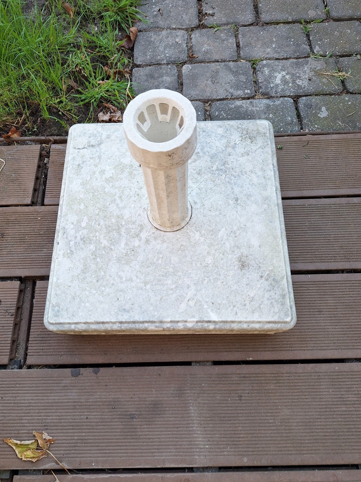 zware parasolhouder, Ophalen, Minder dan 1 meter, Parasolvoet