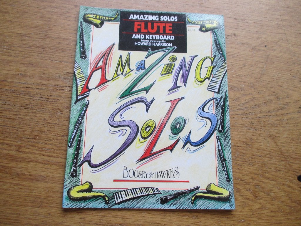 Amazing Solos - Fluit en Keyboard bladmuziek, Gebruikt, Klassiek, Ophalen of Verzenden, Thema