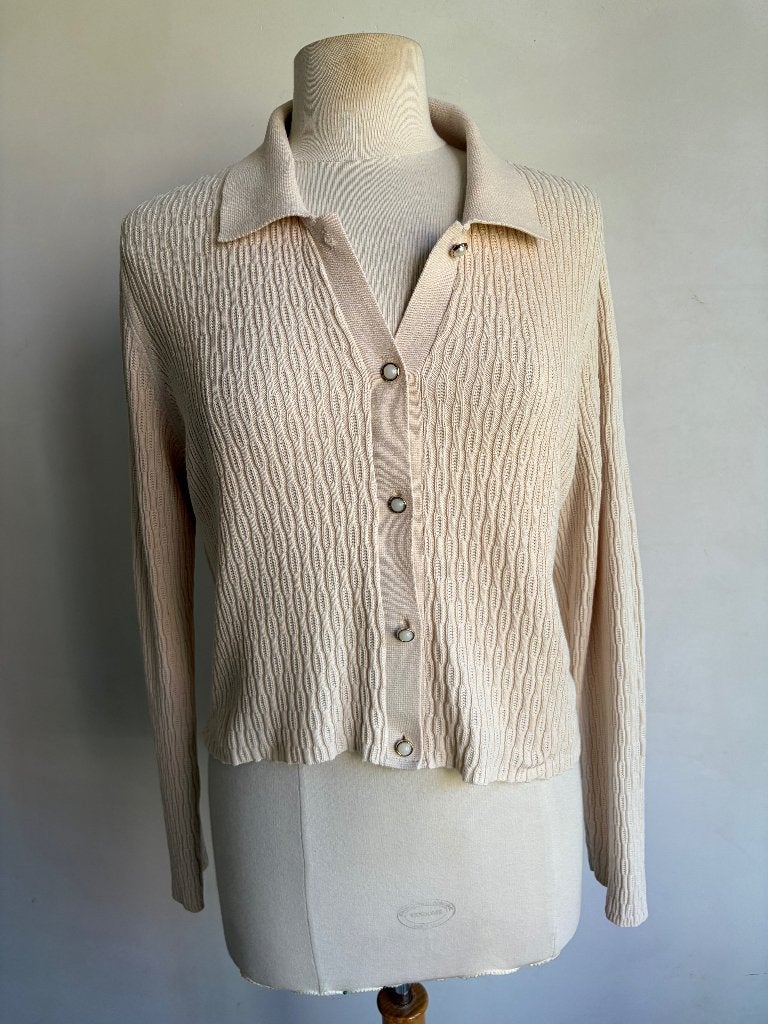 vanilia vestje beige, Verzenden, Vanilia, Beige, Maat 42/44 (L)