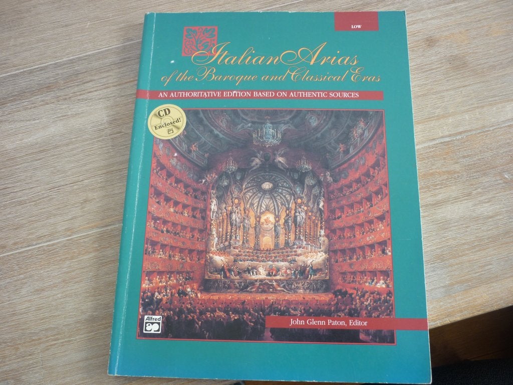 Italian Arias of the Baroque and classical eras met CD, Muziek en Instrumenten, Gebruikt, Klassiek, Artiest of Componist, Overige instrumenten