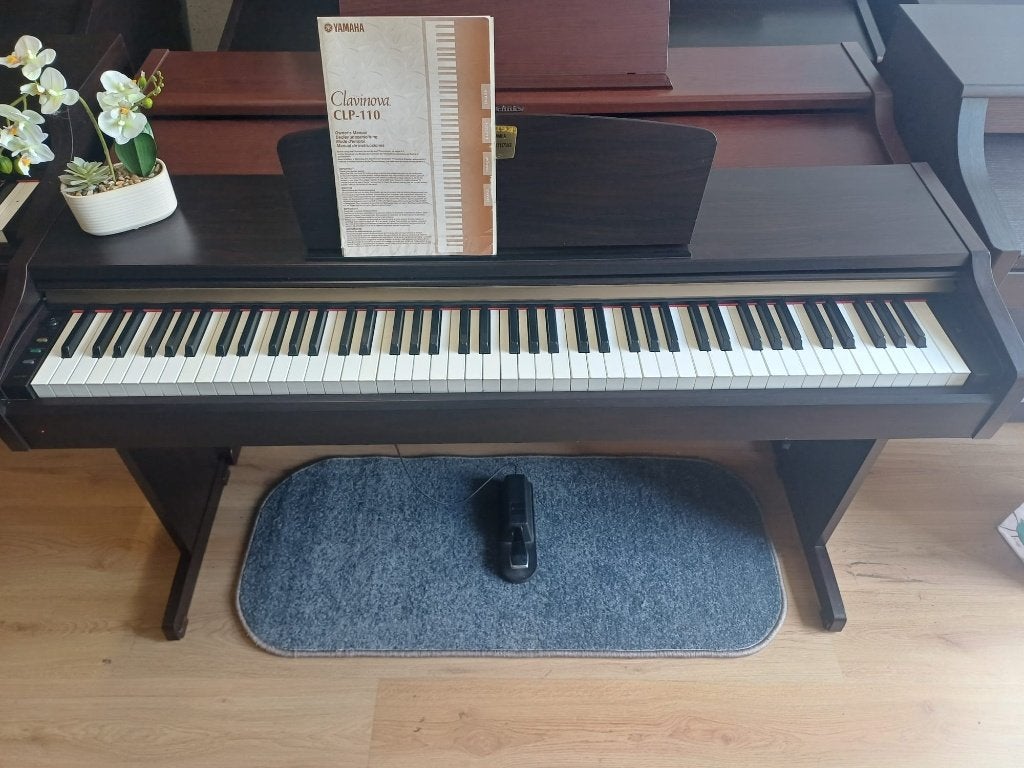 Yamaha CLP110 Digitale piano + Bezorging, Gebruikt, Bruin, ., Digitaal