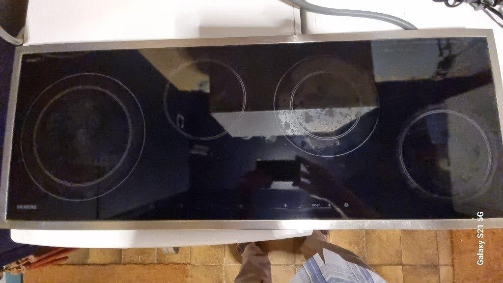 SIEMENS 4 PITS ELEKTRISCHE KOOKPLAAT 380V INB 88X33, Witgoed en Apparatuur, Kookplaten, Ophalen, 4 kookzones, Zo goed als nieuw