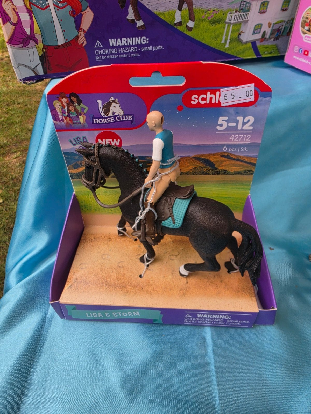 Schleich ruiterset, Verzamelen, Dierenverzamelingen, Ophalen, Zo goed als nieuw, Paard, Beeldje of Figuurtje