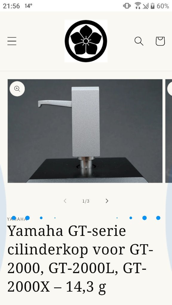 Yamaha gt 2000 headshell gezocht, Audio, Tv en Foto, Ophalen of Verzenden, Gebruikt, Platenspeler-onderdeel, Overige merken