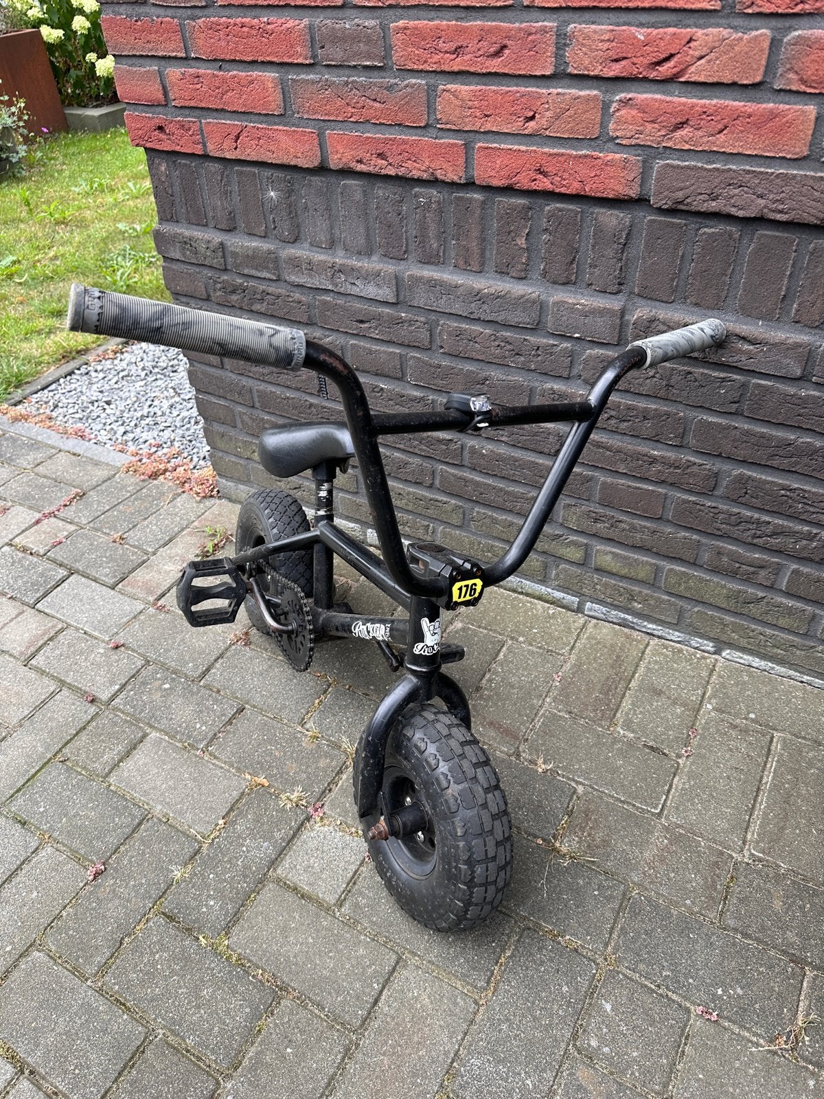 Mini BMX Fatboy Stuntfiets - Gebruikt, Fietsen en Brommers, Fietsen | Crossfietsen en BMX, Ophalen, Gebruikt, Staal, Minder dan 16 inch
