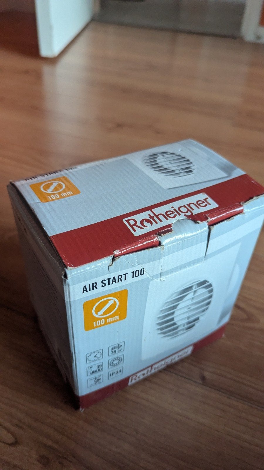 Badkamerventilator - ongebruikt Rotheigner Air Start 100, Ophalen of Verzenden, Nieuw, Overige