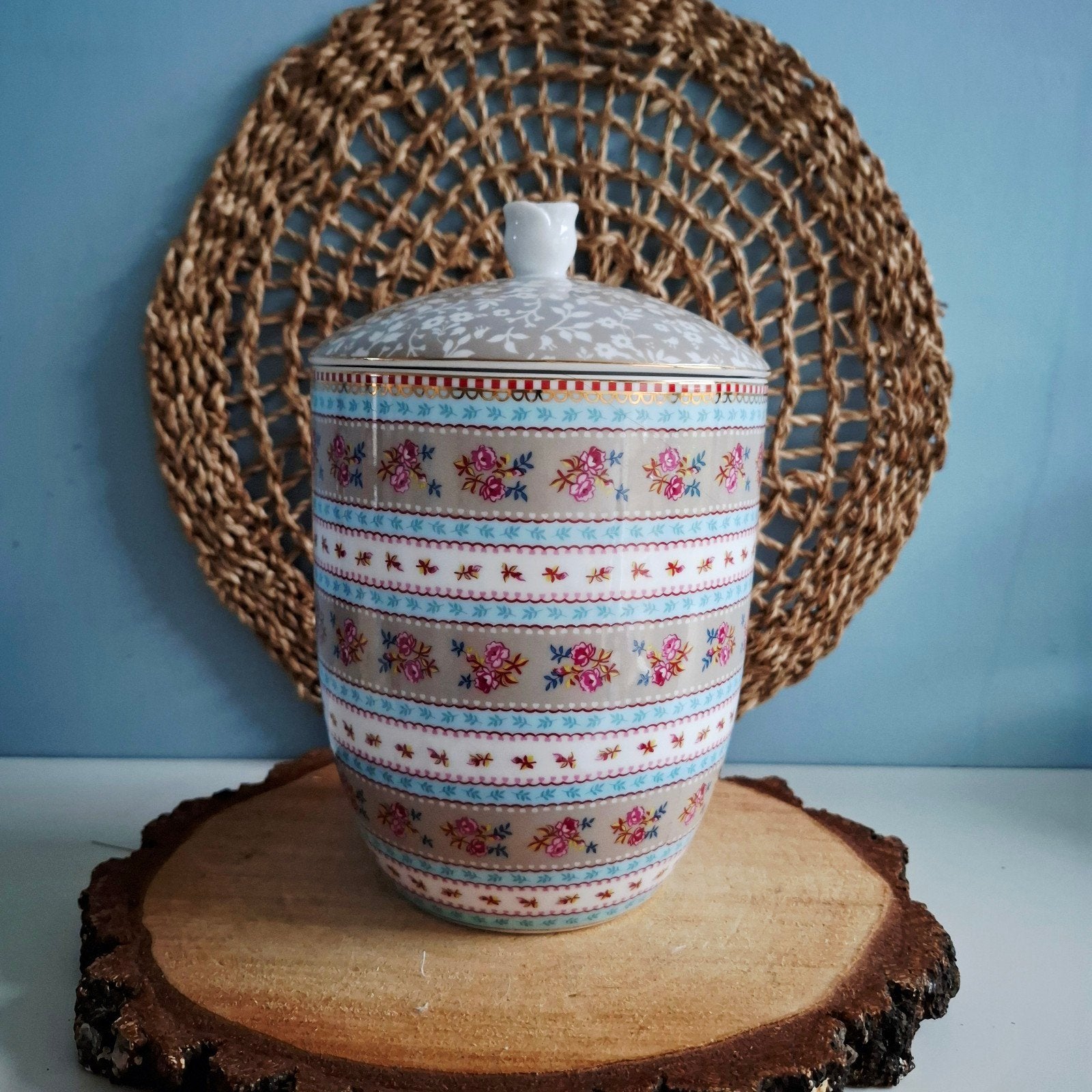 PiP Studio 'Ribbon Rose', voorraadpot, PiP Studio, Info@pipstudio.com, Overige typen, Onbekend