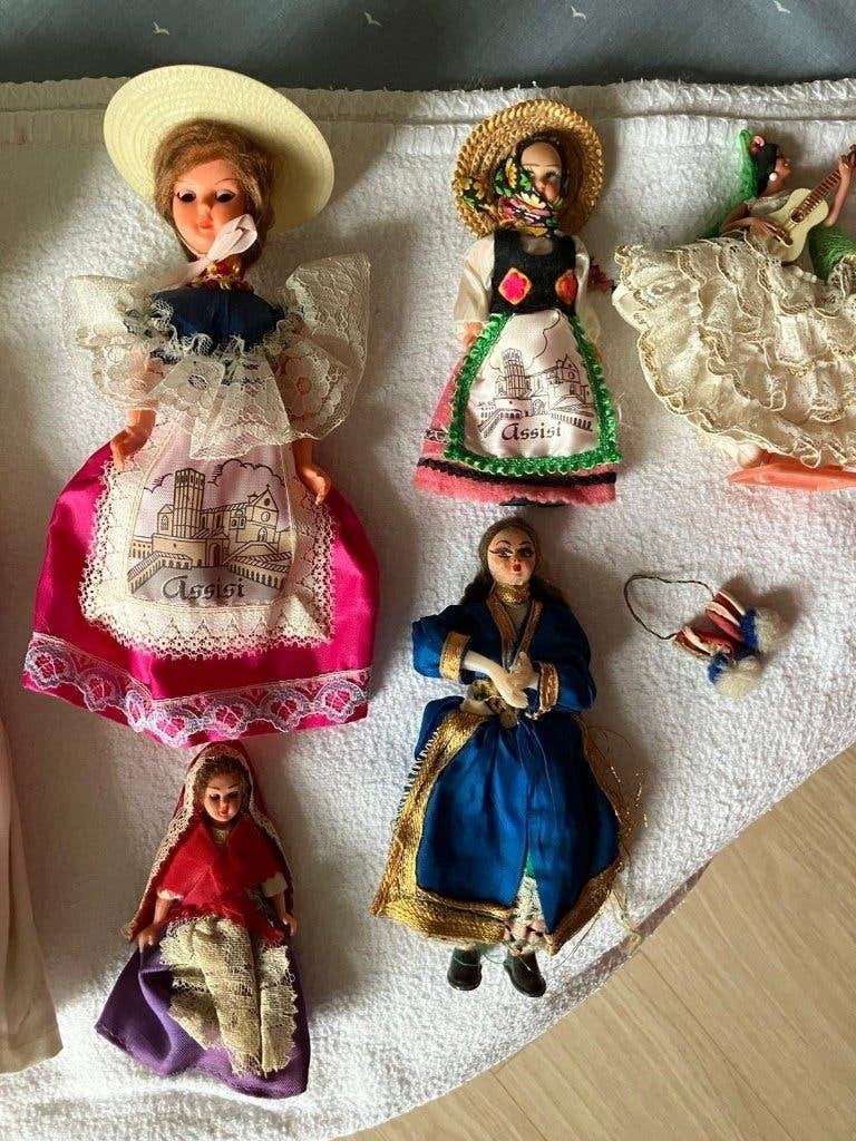 Vintage popjes, Verzamelen, Ophalen, Gebruikt