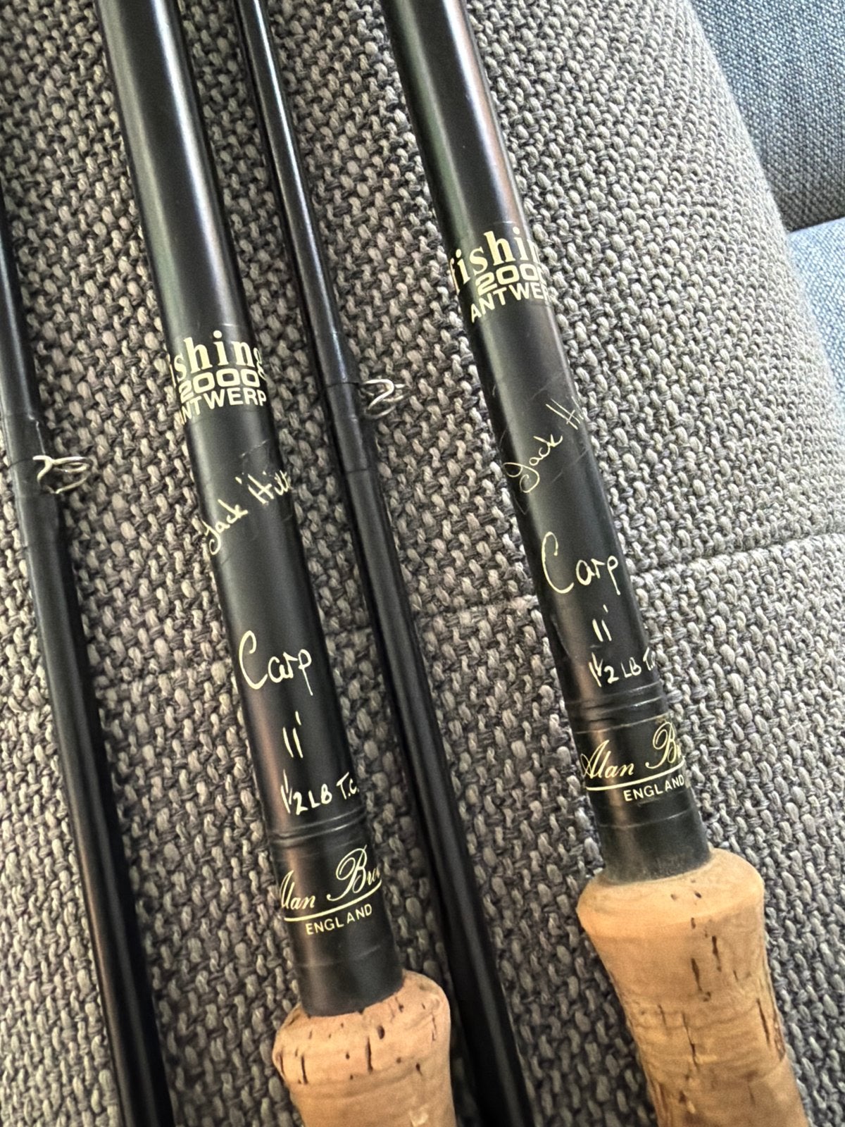 Alan brown jack hilton set karper  11ft 11/2lb foudraal, Ophalen, Zo goed als nieuw, Werphengel