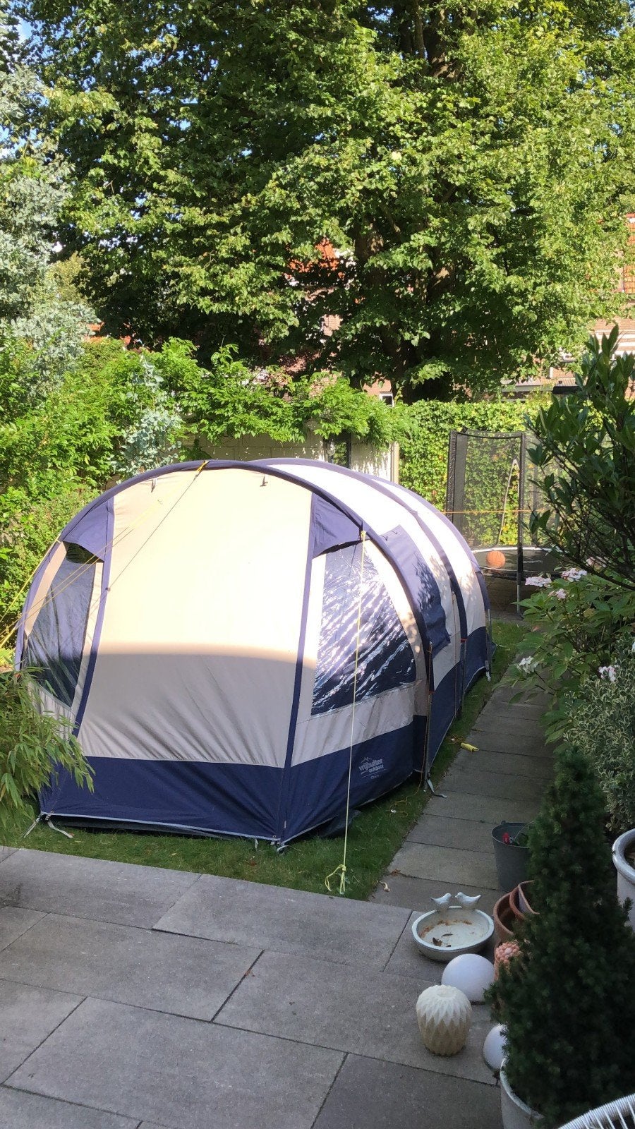 Vrijbuiter Outdoor Cherry 4-persoons tunneltent met 2 aparte, Ophalen, Gebruikt, Tot en met 6