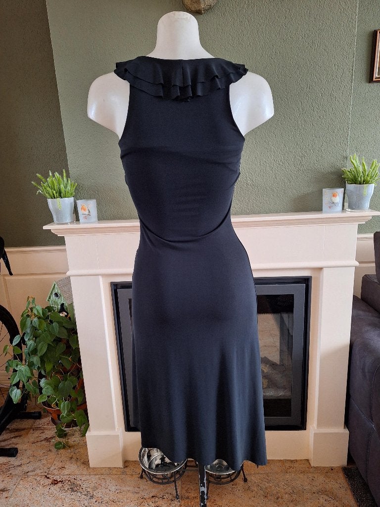 An'ge Ange mooie S 36 LBD jurk jurkje, Zwart, Zo goed als nieuw, Knielengte, Maat 36 (S)