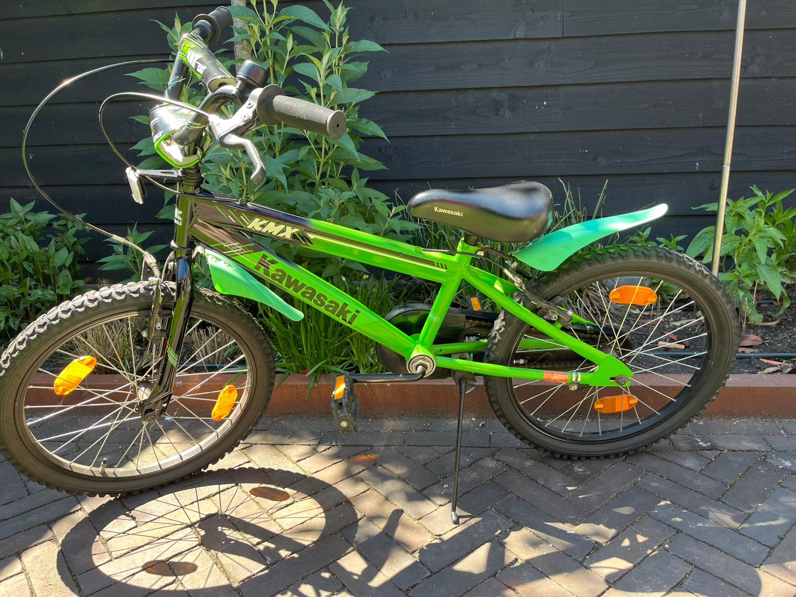 Kawasaki crossfiets kmx20 groen, Fietsen en Brommers, Fietsen | Crossfietsen en BMX, Ophalen, Terugtraprem, Staal, 20 tot 24 inch