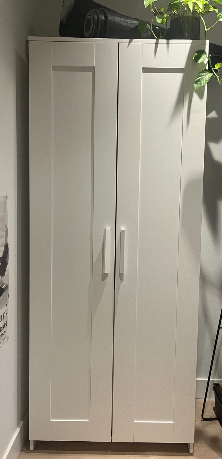 Ikea BRIMNES Wardrobe white/Kledingkast wit, Ophalen, 50 tot 100 cm, Zo goed als nieuw, 150 tot 200 cm