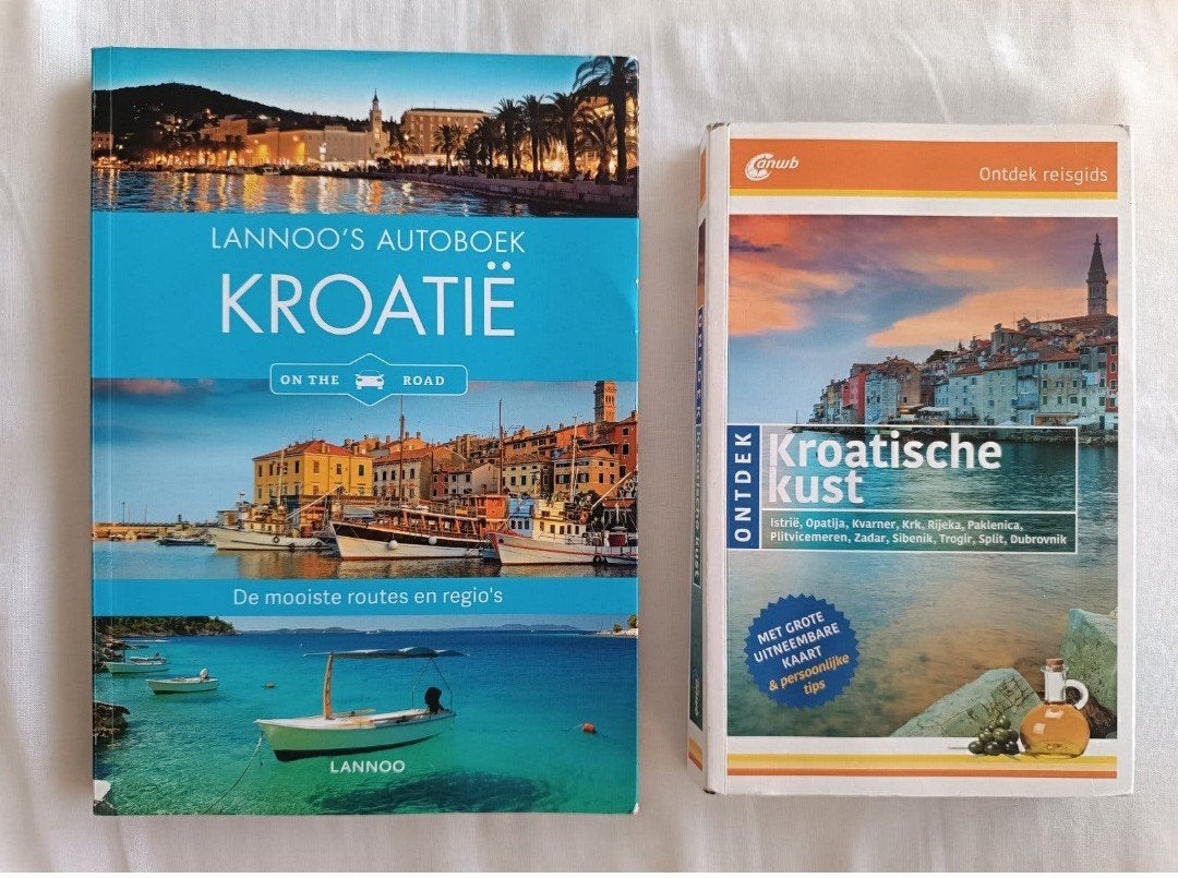 Twee reisgidsen Kroatië: Lannoo's Autoboek & ANWB Kust, Europa, Ophalen of Verzenden, Zo goed als nieuw, Reisgids of -boek
