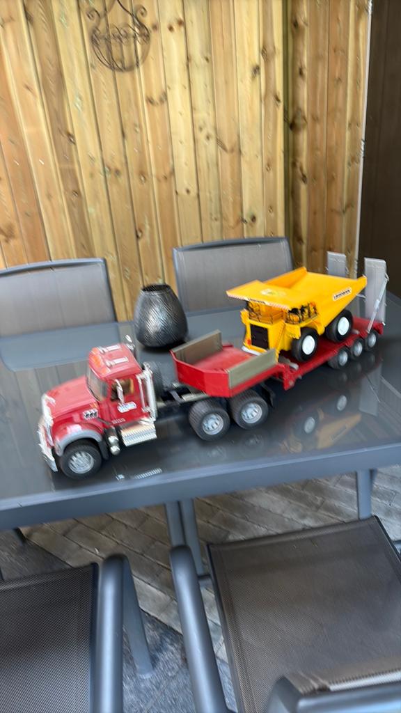 Te koop Mack dieplader met Dickie  dumptruck, Ophalen, Gebruikt