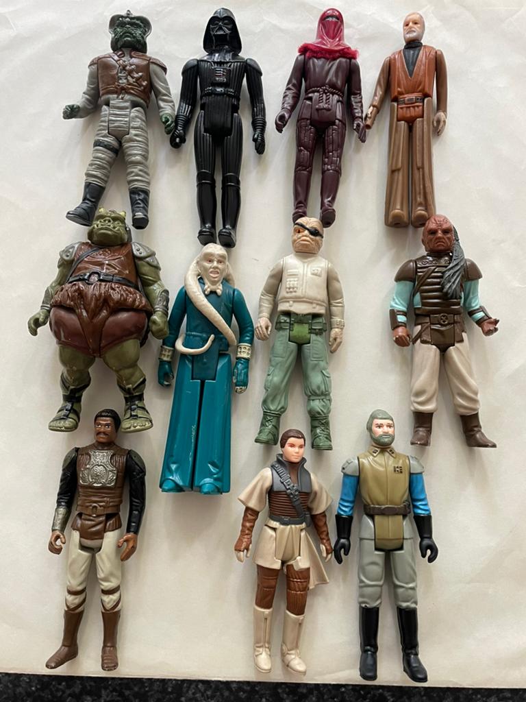 Kenner Vintage Star Wars actiefiguren lot incompleet 11x, Ophalen of Verzenden, Gebruikt, Actiefiguurtje