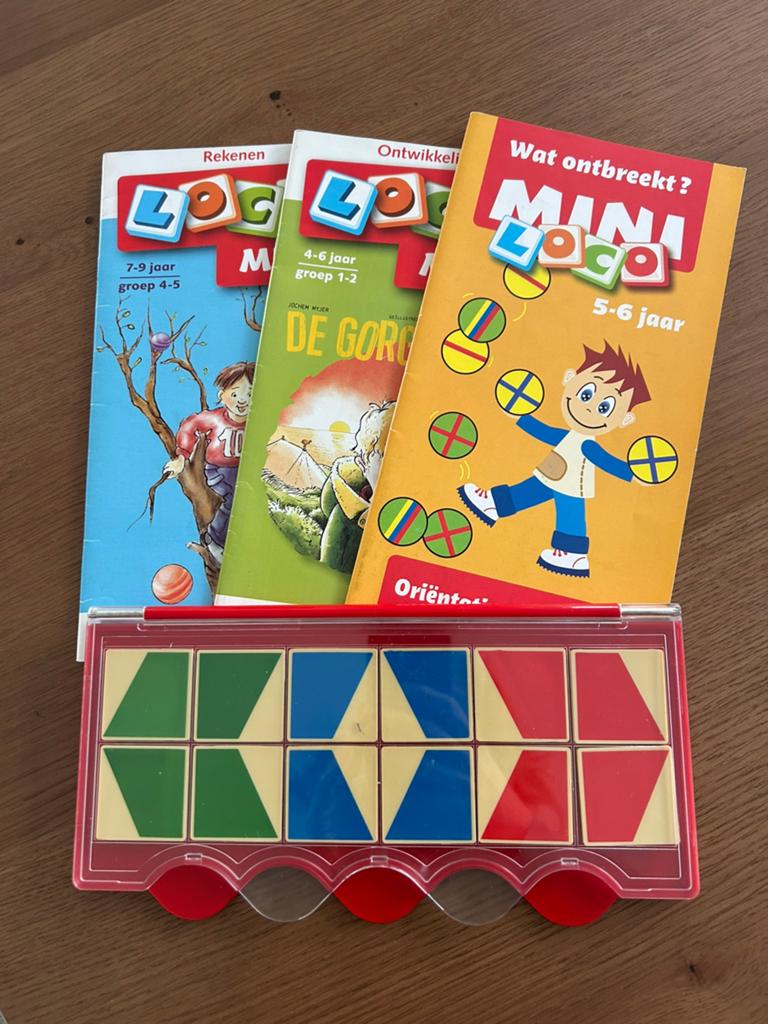 Mini loco doos + 3 boekjes, Kinderen en Baby's, Speelgoed | Educatief en Creatief, Ophalen, Zo goed als nieuw