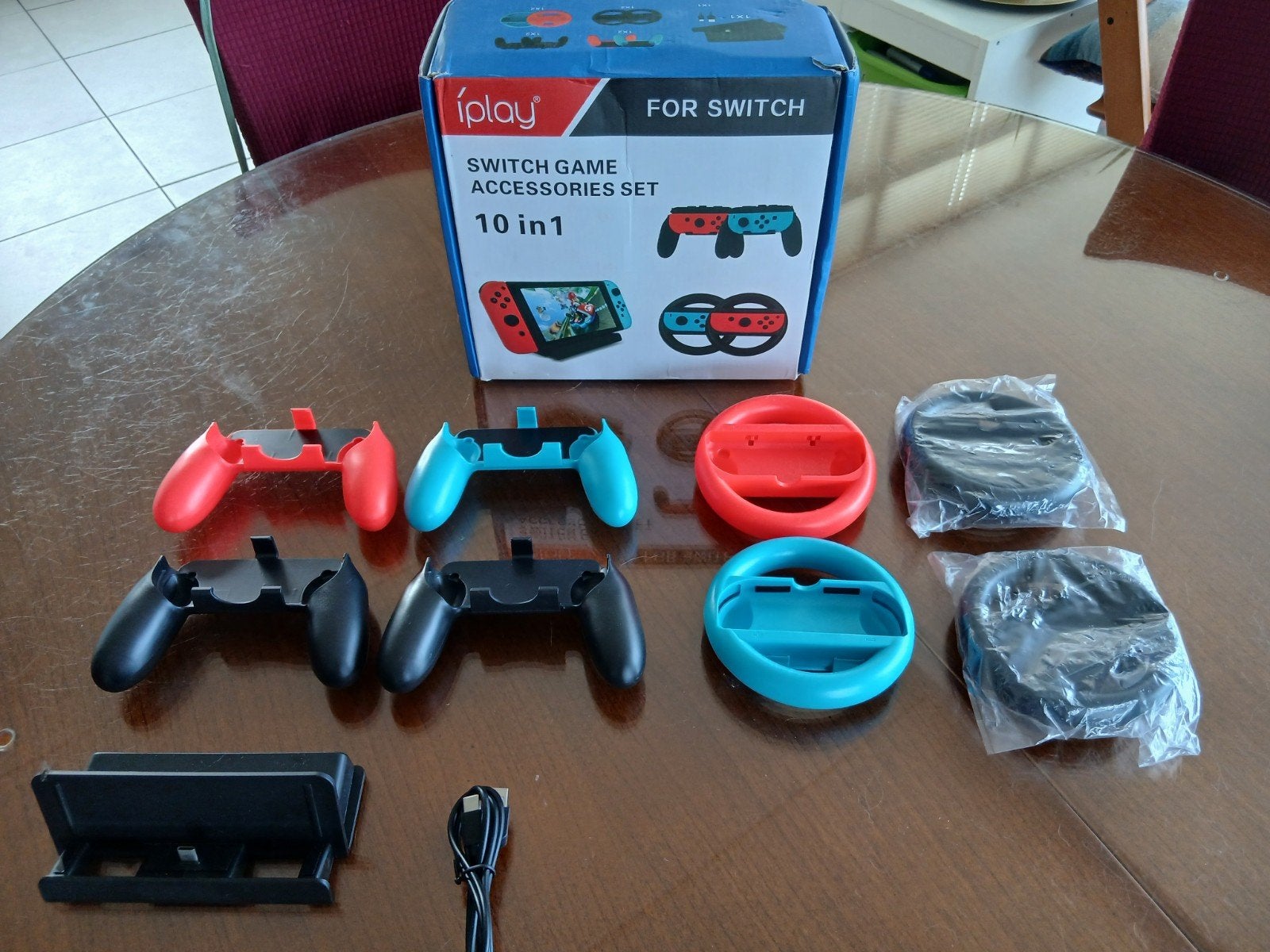nintedo switch ass 10 delig nieuw, Ophalen of Verzenden, Nieuw, Met 1 controller, Switch Original