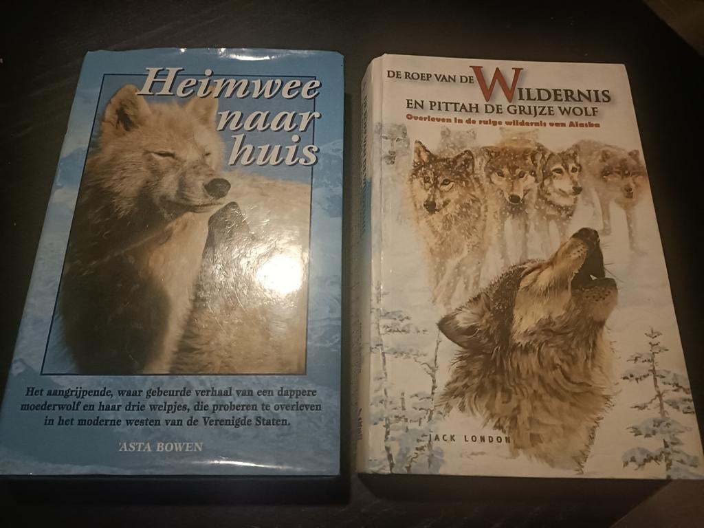 Wolven boeken: Heimwee naar huis & De roep van de wildernis, Ophalen of Verzenden, Gelezen, Asta Bowen, Jack London