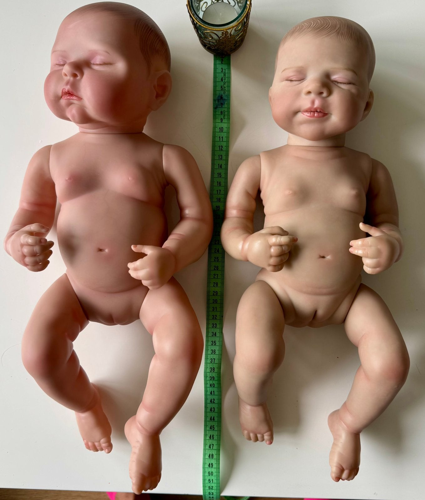 2 NPK Newborn rebornpoppen 49 en 47 cm, Verzamelen, Poppen, Ophalen of Verzenden, Zo goed als nieuw, Pop