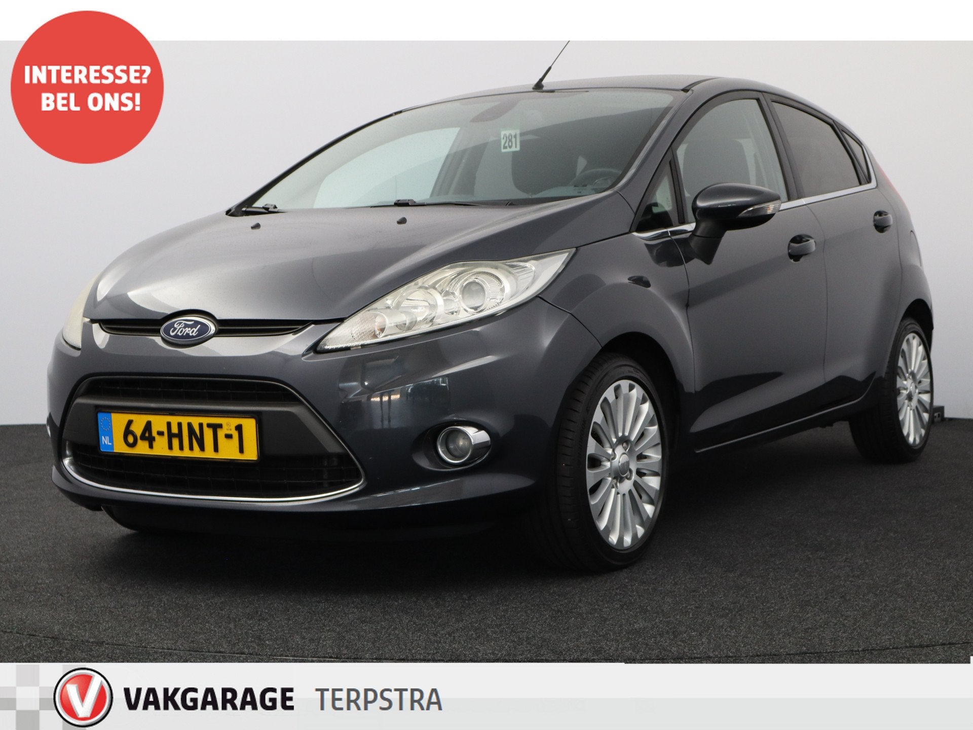 Ford Fiesta 1.6 Titanium /D-Riem Verv. 176.000KM! /Climat /C, Auto's, Voorwielaandrijving, 1596 cc, Stof, Origineel Nederlands
