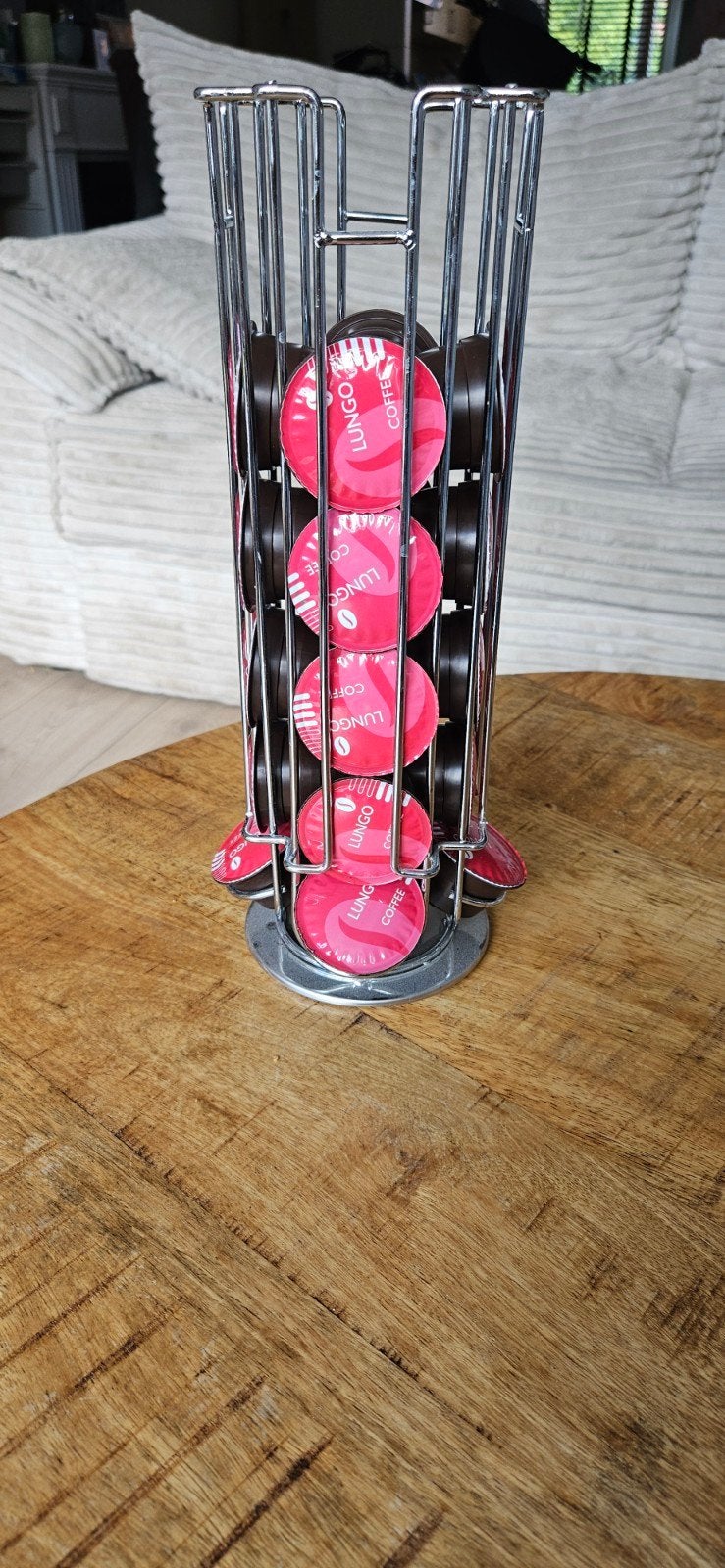 Draaibare Koffiecuphouder voor Dolce Gusto, Zilver, Ophalen of Verzenden, Metaal, Overige merken