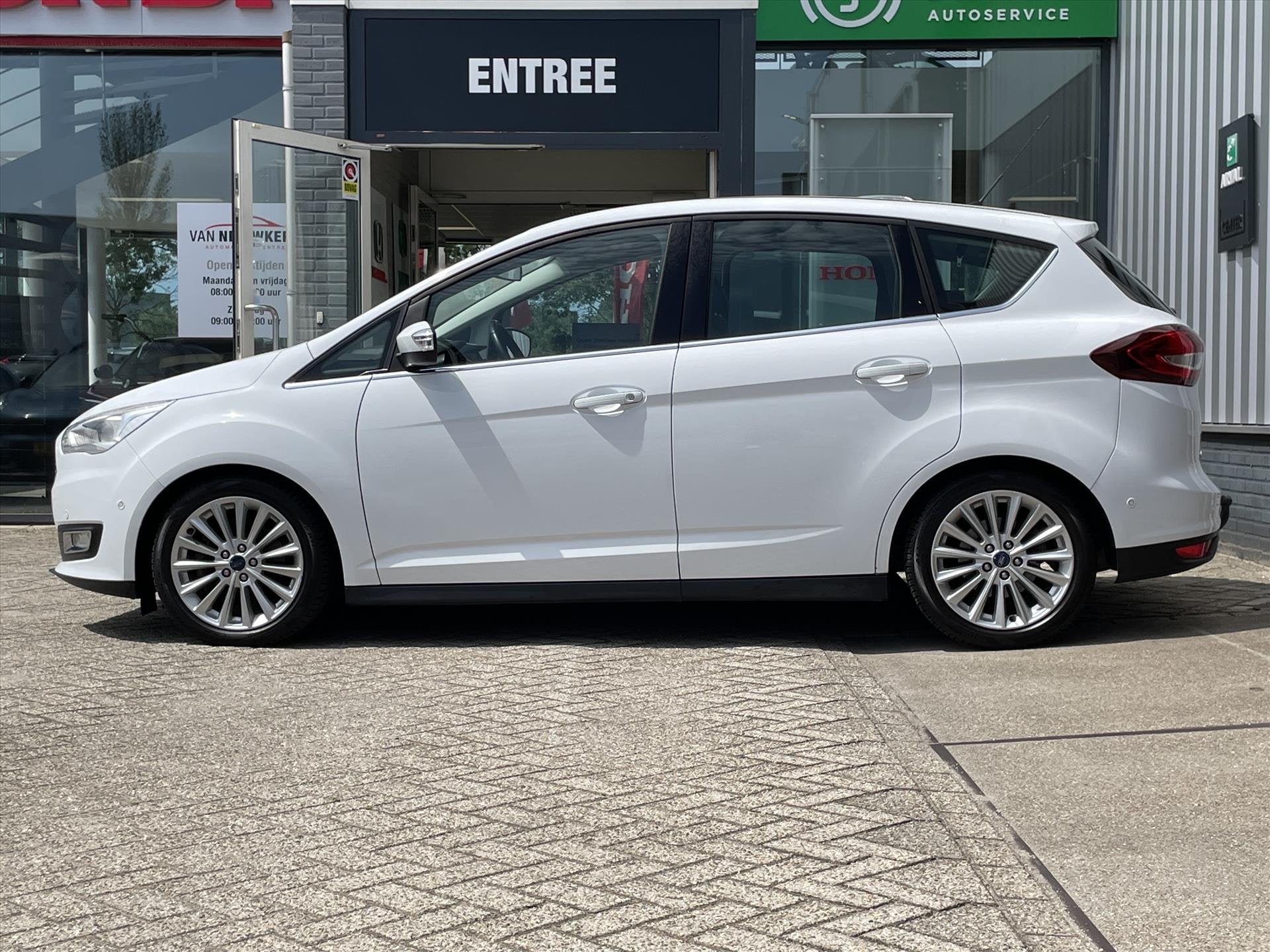 FORD C-Max 1.5 EcoBoost 150pk Titanium Edition | Navigatie |, Auto's, Ford, 12 maanden, Stof, 4 cilinders, Wit