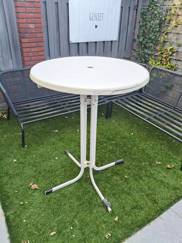 Kunststof statafel, Ophalen, Gebruikt