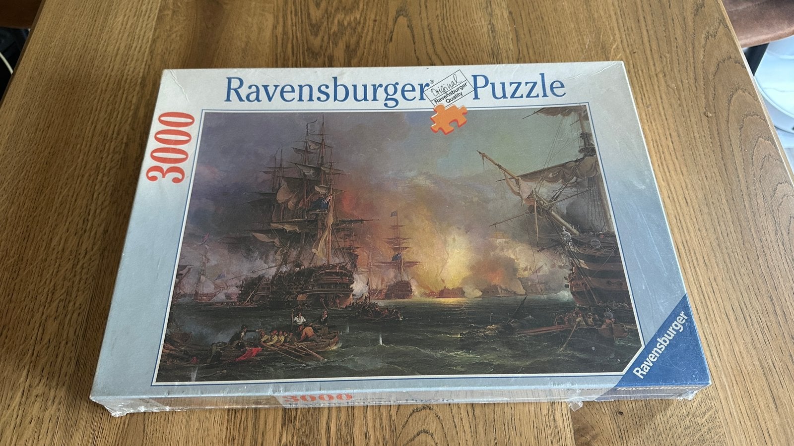Zeeslag Puzzel Nieuw - Bombardement van Algiers, Ophalen, Meer dan 1500 stukjes, Zo goed als nieuw
