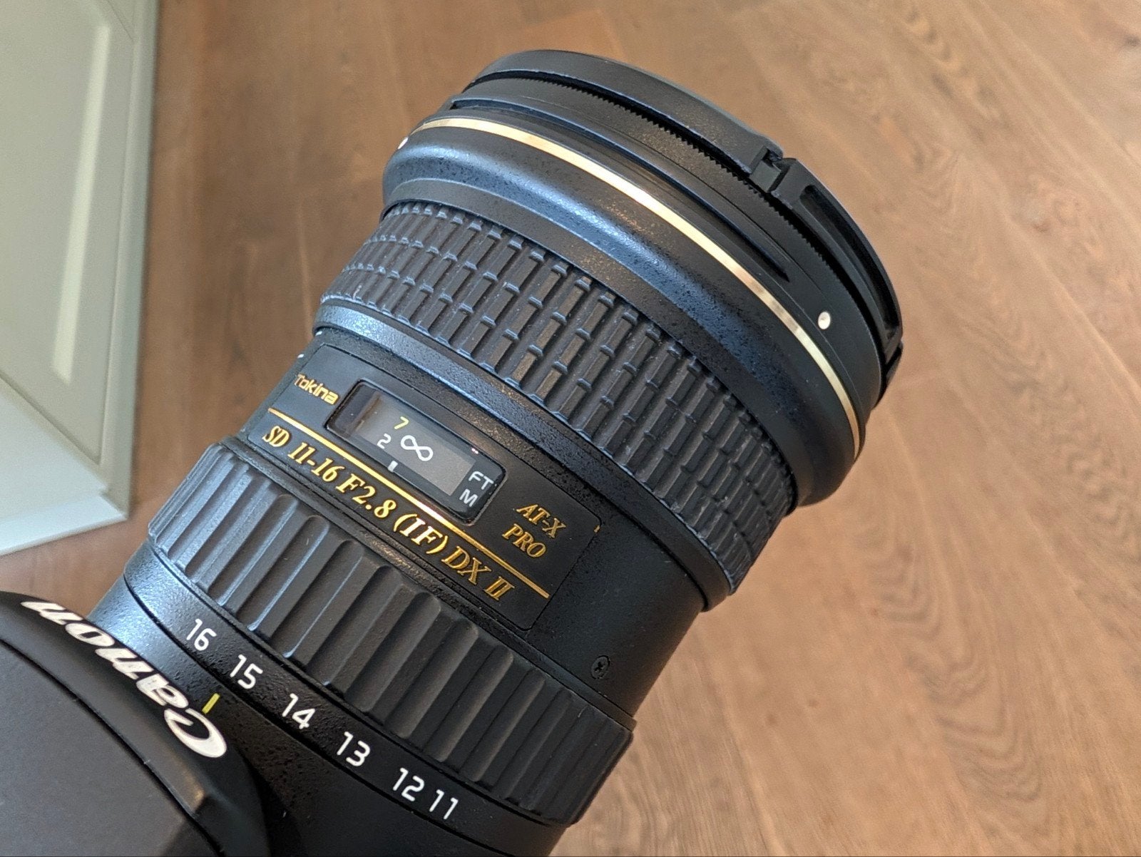 Tokina AT-X PRO SD 11-16 F2.8 (IF) DX II Canon, Audio, Tv en Foto, Fotografie | Lenzen en Objectieven, Tokina, Zo goed als nieuw