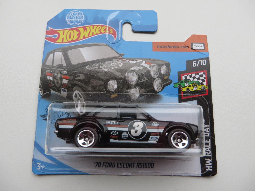 Hotwheels Ford Escort MK1 1600 RS, Ophalen of Verzenden, Gebruikt, Auto