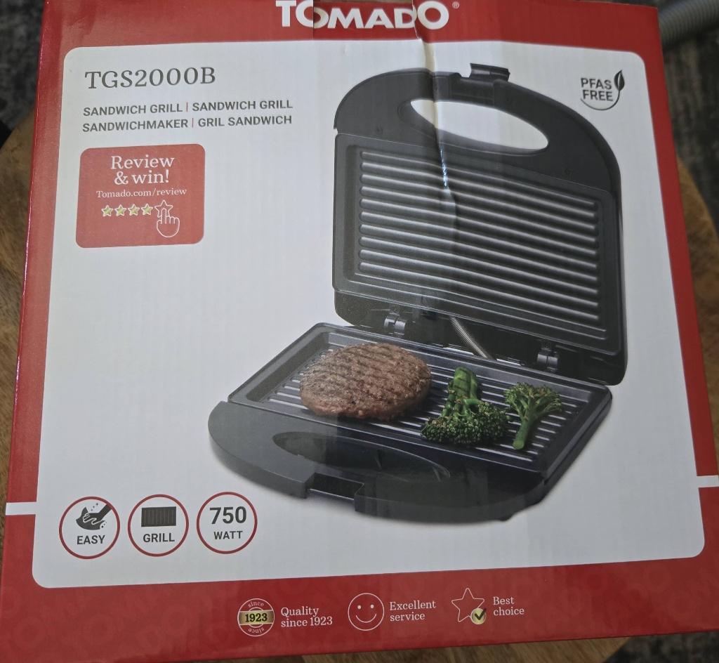 Sandwich grill, tosti apparaat, Ophalen, Nieuw