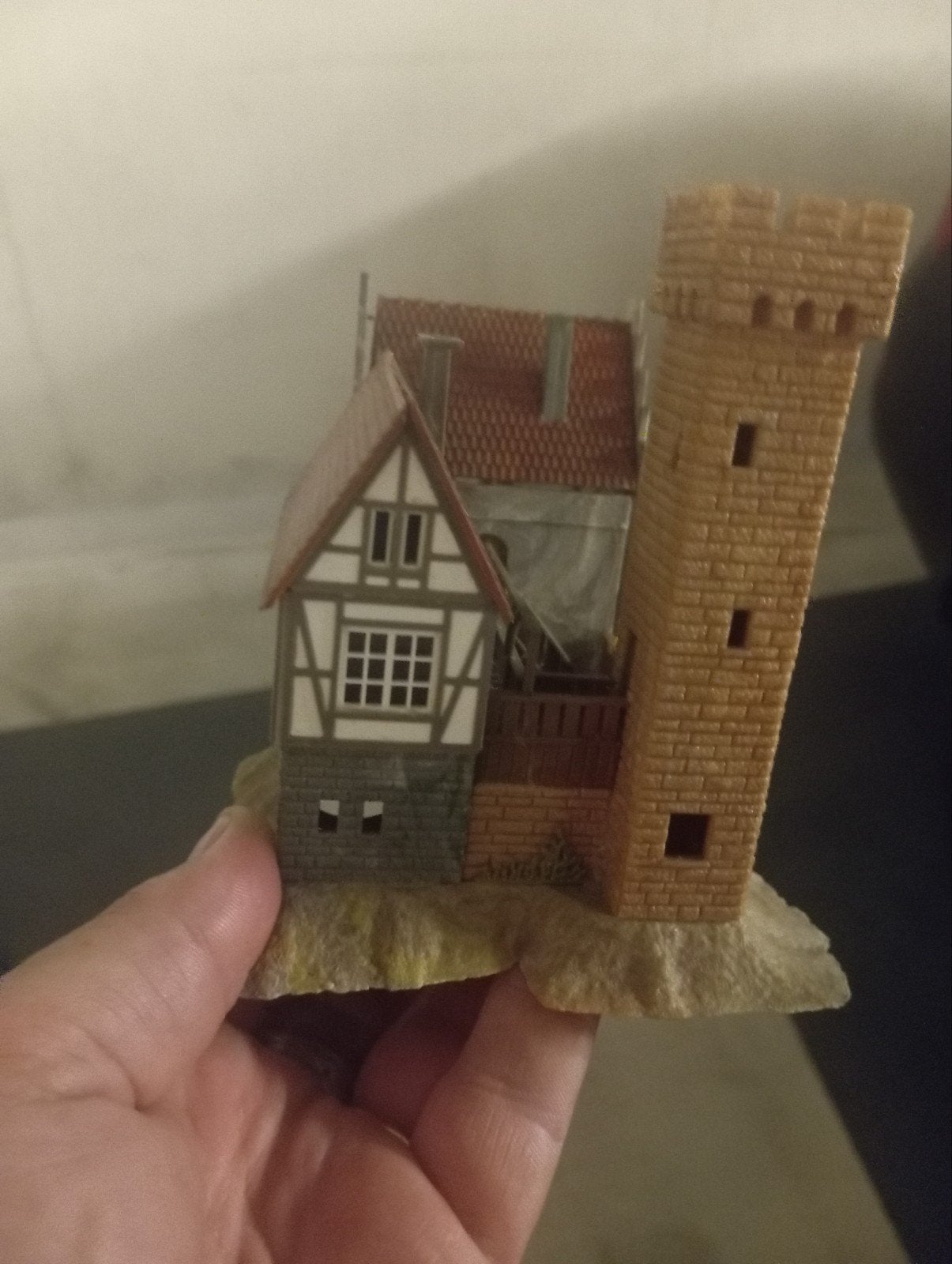 Faller Kasteel HO-schaal, model uit 1964 - Zeldzaam!, Hobby en Vrije tijd, Overige merken, Gebruikt, Gelijkstroom of Wisselstroom