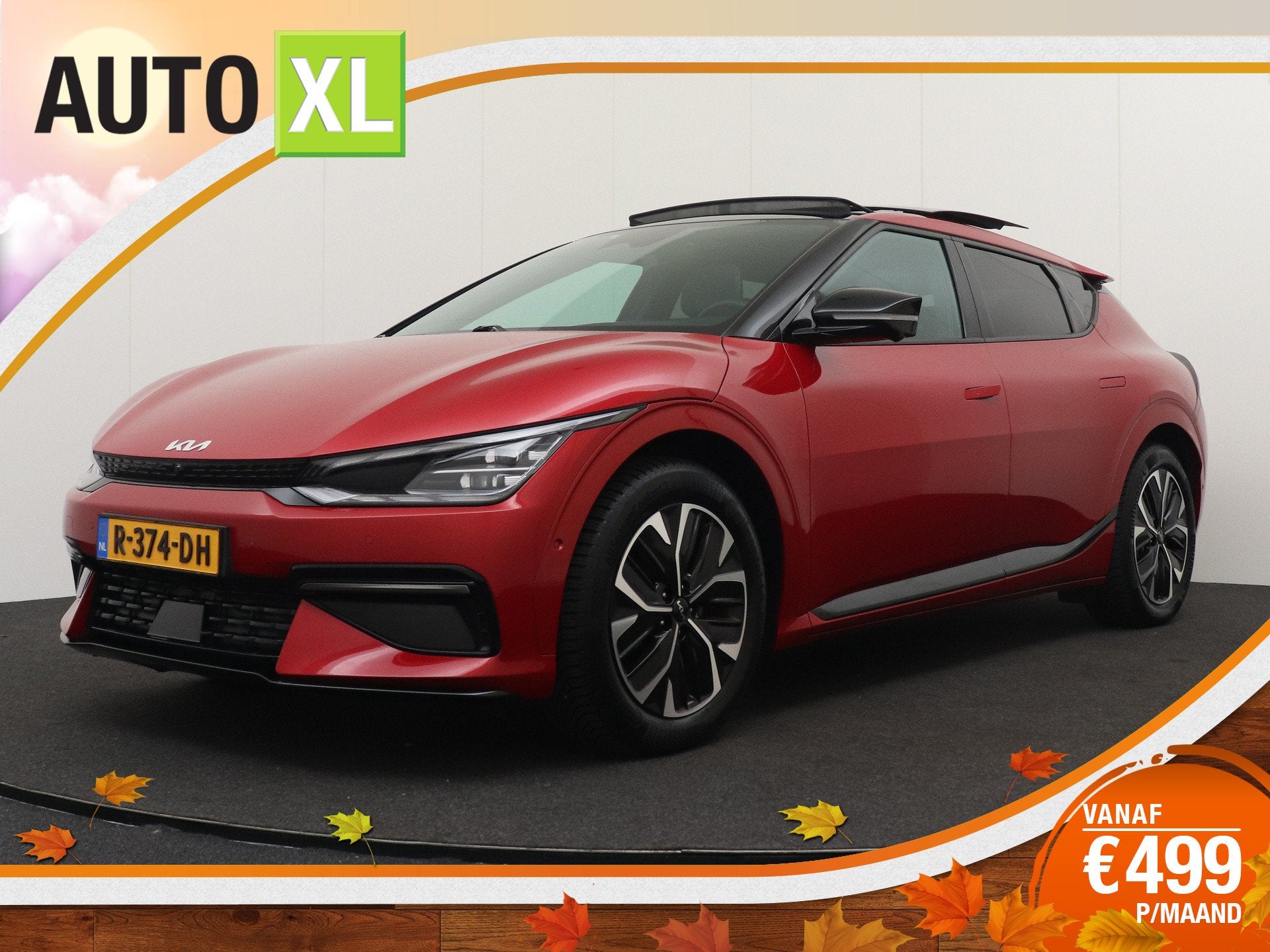 Kia Ev6 GT-Line 77.4 kWh (96% SOH) Pano-Dak Stoelventilatie, Automaat, Achterwielaandrijving, Gebruikt, Origineel Nederlands