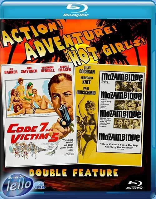 Blu-ray: Code 7, Victim 5 (1964) & Mozambique (1964) US nNLO, Ophalen of Verzenden, Nieuw in verpakking, Actie